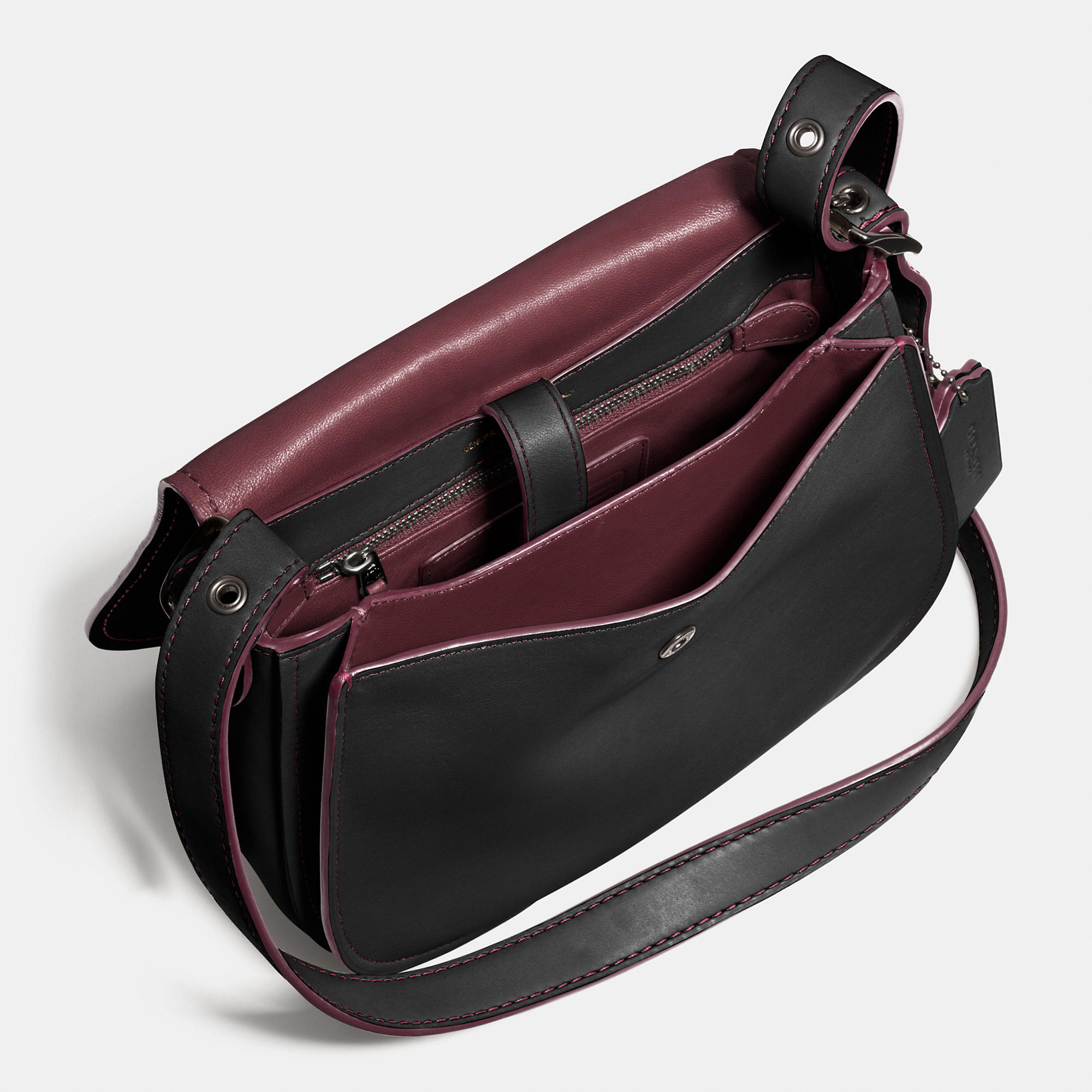 Top-Handle Bags Coach Saddle Bag 23 In Glovetanned Leather